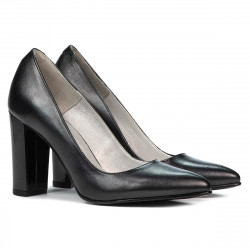 Chaussures élégantes femme 1261 anthracite nacré