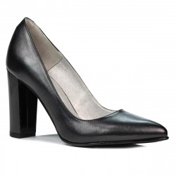 Chaussures élégantes femme 1261 anthracite nacré