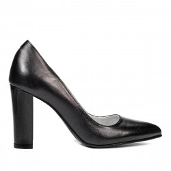 Chaussures élégantes femme 1261 anthracite nacré