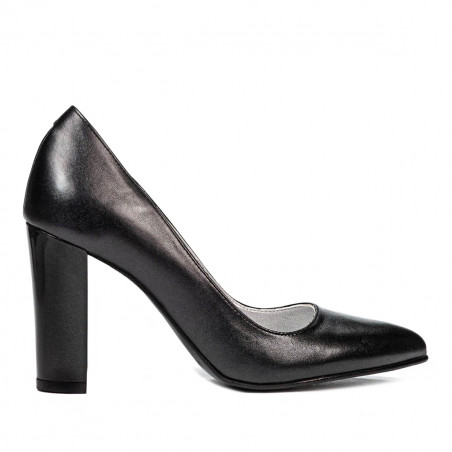 Chaussures élégantes femme 1261 anthracite nacré