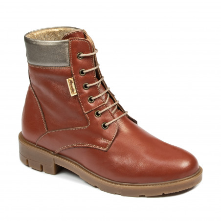 Bottes femme 3316 marron combiné