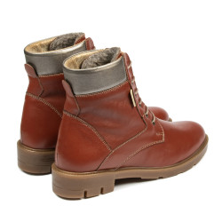 Bottes femme 3316 marron combiné