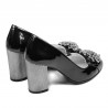 Chaussures élégantes femme 1272 vernis noir