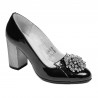 Chaussures élégantes femme 1272 vernis noir