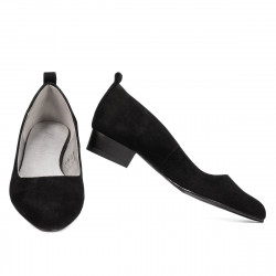 Chaussures élégantes/casual femme 1285 noir antilope