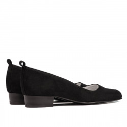 Chaussures élégantes/casual femme 1285 noir antilope