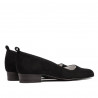 Chaussures élégantes/casual femme 1285 noir antilope