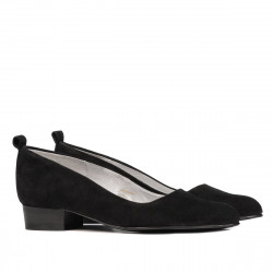 Chaussures élégantes/casual femme 1285 noir antilope