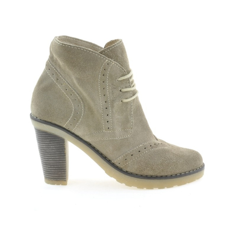 Bottes femme 3230 sable velours