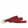 Ceinture femme 09m biz rouge