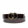 Ceinture femme 09m bordeaux