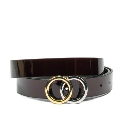 Ceinture femme 09m bordeaux