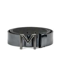 Ceinture femme 17-1m vernis anthracite