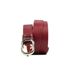 Ceinture femme 12m biz rouge