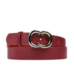 Ceinture femme 12m biz rouge