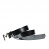 Ceinture femme 17-1m vernis anthracite