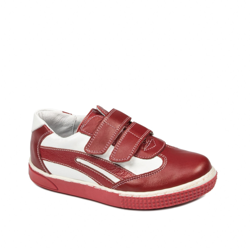 Chaussures enfants petits 16-1c rouge+blanc