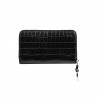 Portefeuille femme 204g 01 croco noir