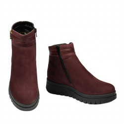 Bottes femme 3342 bufo bordeaux