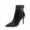Bottes à talon femme 1400 noir
