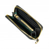 Portefeuille femme 204g noir caviar