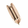 Portefeuille femme 201g croco pêche