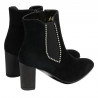 Bottes femme 1174 noir antilope