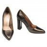 Chaussures élégantes femme 1261 marron nacré