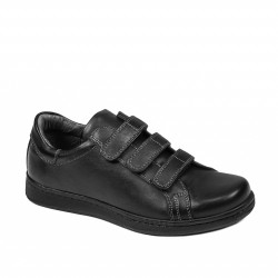 Baskets adolescents 369sc noir scratch