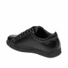 Baskets adolescents 369sc noir scratch