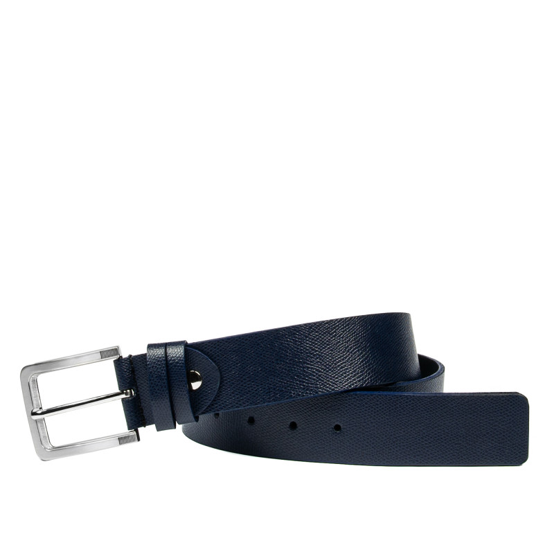 Ceinture homme 34b bleu safiano