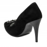 Chaussures élégantes femme 1279 noir antilope