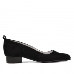 Chaussures élégantes/casual femme 1285 noir antilope