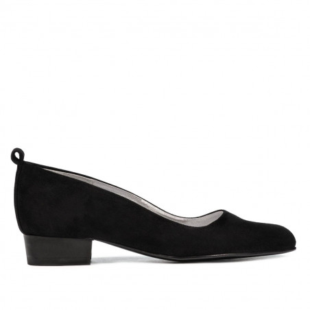 Chaussures élégantes/casual femme 1285 noir antilope