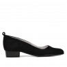 Chaussures élégantes/casual femme 1285 noir antilope