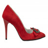 Chaussures élégantes femme 1279 rouge antilope