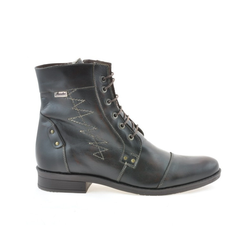 Bottes hommes 418 a marron
