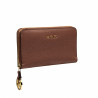 Portefeuille femme 204g marron cognac