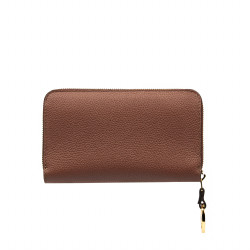 Portefeuille femme 204g marron cognac
