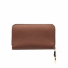 Portefeuille femme 204g marron cognac