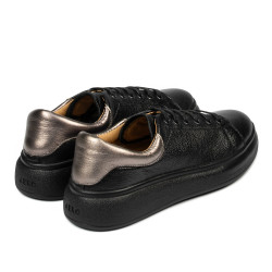 Baskets femme 6008 noir combiné