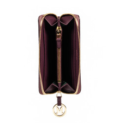 Portefeuille femme 204g bordeaux