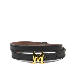 Ceinture femme 42mc noir napa