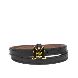 Ceinture femme 42mc noir napa