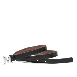 Ceinture femme 42-1mc noir nappa