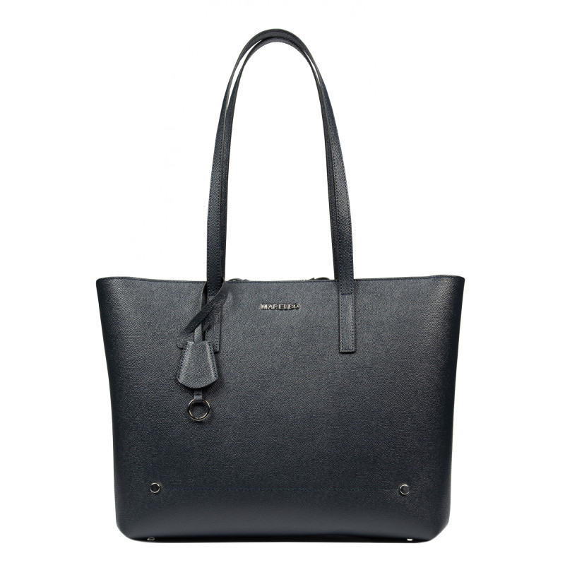 Sac à bandoulière pour femme 034g 01 indigo saffiano