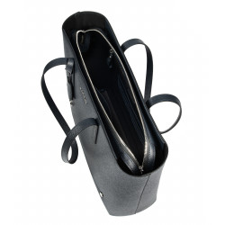 Sac à bandoulière pour femme 034g 01 indigo saffiano