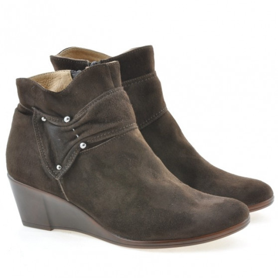 Bottes femme 242 café velours