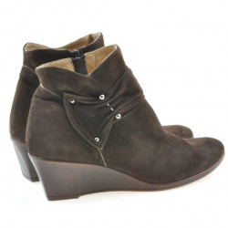Bottes femme 242 café velours