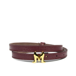 Ceinture femme 42mc bordeaux